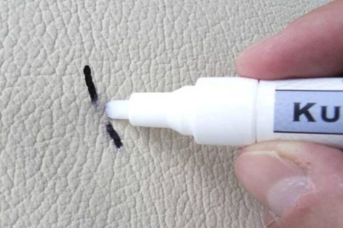 Digosok Bisa Ngelotok, Noda Spidol pada Tas Kulit Bisa Dihilangkan