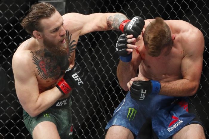 Kemenangan KO terakhir Conor McGregor atas Donald Cerrone di UFC 246 pada 18 Januari 2020.