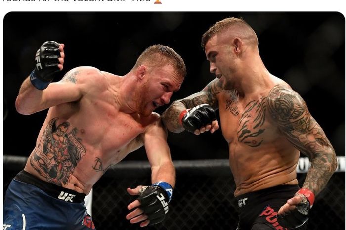 Peng-KO Conor McGregor, Dustin Poirier diprediksi bakal kalah dari musuh terakhir Khabib Nurmagomedov, Justin Gaethje pada UFC 291.