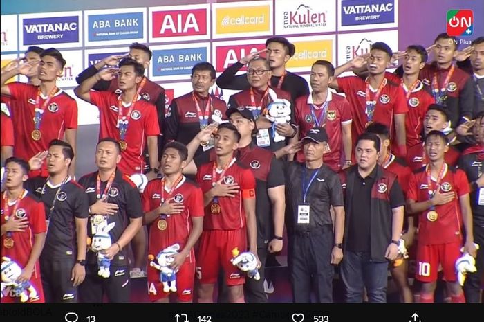 Timnas U-22 Indonesia meraih medali emas SEA Games 2023 lewat pertarungan 120 menit melawan Thailand di final.