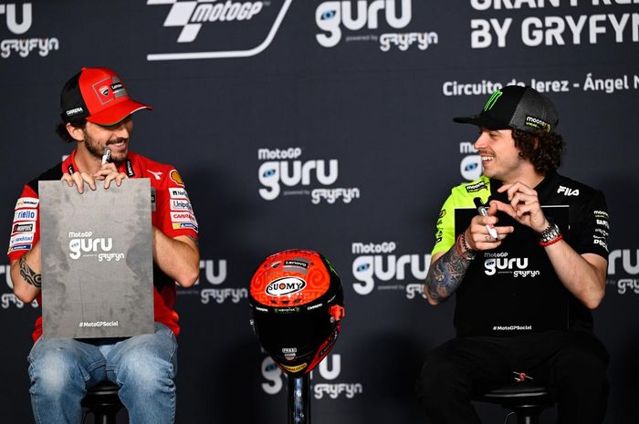 Persaingan ketat mereka di MotoGP 2023 membuat Marco Bezzecchi berterima kasih pada Valentino Rossi
