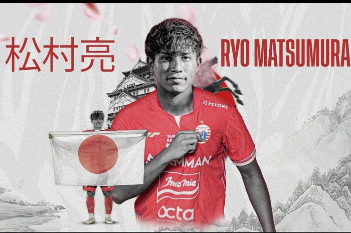 Ryo Matsumura resmi menjadi pemain Persija Jakarta.