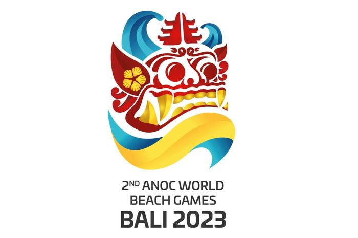 Logo ANOC World Beach Games Bali 2023