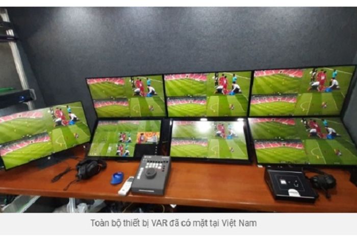 Peralatan Video Assistant Referre (VAR) pesanan Vietnam untuk FIFA Matchday dan V-league.