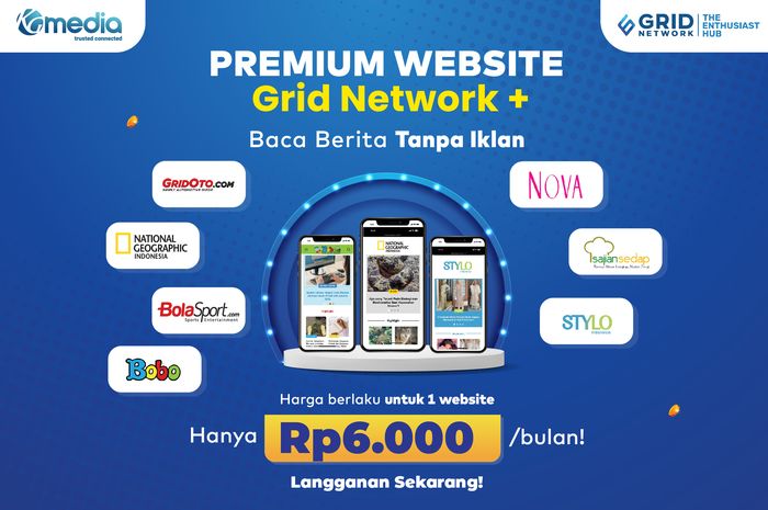 Grid Network meluncurkan fitur premium website yang hadir untuk memberikan pengalaman membaca berita tanpa iklan melalui Grid Network+, termasuk di antaranya Bolasport.