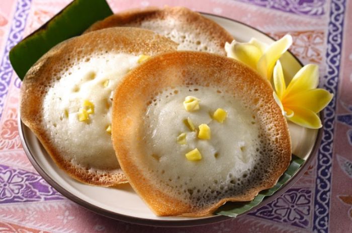 Hidangan serabi ceylon.