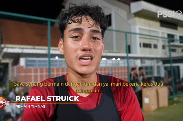 Rafael Struick mengikuti TC timnas Indonesia.