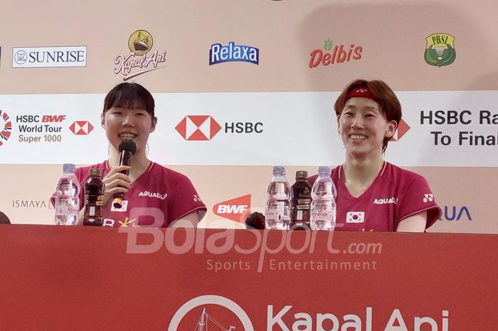 Baek Ha-na/Lee So-hee lewati duel menegangkan di BWF World Tour Finals 2023