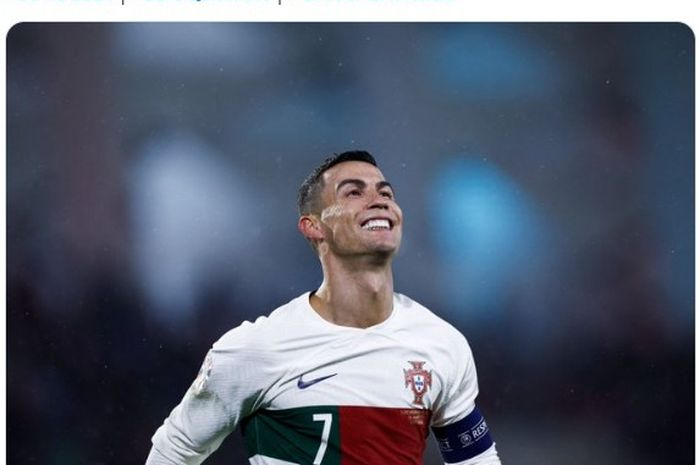 Pemain bintang timnas Portugal, Cristiao Ronaldo.