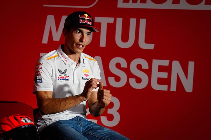 Pembalap Repsol Honda, Marc Marquez jelaskan soal rumor ke KTM