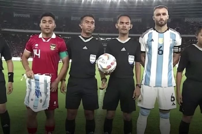Wasit Malaysia di laga FIFA Matchday Timnas Indonesia Vs Argentina, Senin (19/6/2023).