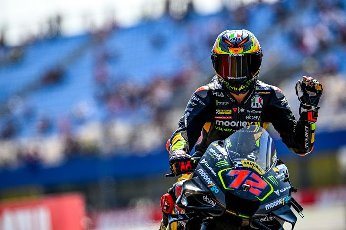 Marco Bezzecchi blakblakan soal insiden yang terjadi di antara dirinya dan Marc Marquez pada MotoGP Valencia 2023.