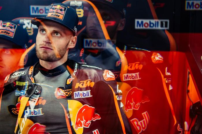 Pembalap Red Bull KTM, Brad Binder, pada seri balap MotoGP Belanda 2023 di Sirkuit Assen, 23-25 Juni.