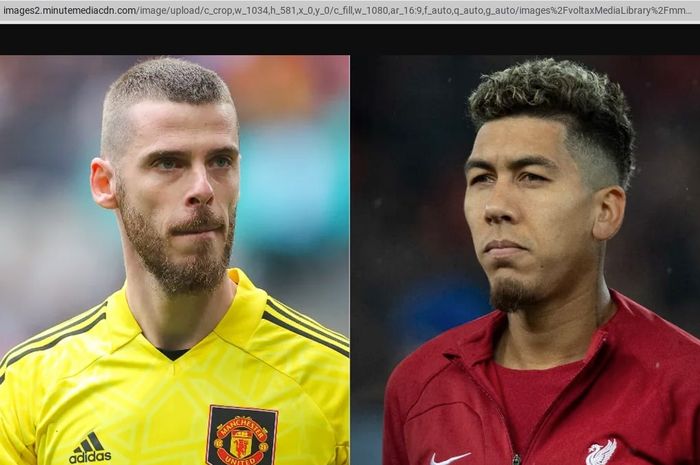 David de Gea (kiri) dan Roberto Firmino termasuk dua pemain bintang yang masih bisa direkrut secara gratis di bursa transfer musim panas 2023.