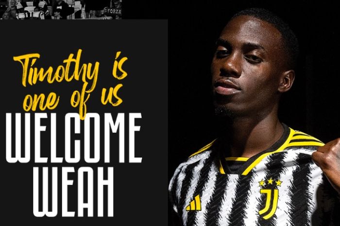Anak Presiden Liberia George Weah, Timothy Weah, resmi bergabung dengan Juventus. 