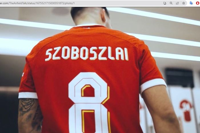 Dominik Szoboszlai menyebutkan bahwa tato Steven Gerrard menjadi alasannya memilih nomor punggung keramat di Liverpool.