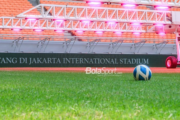 Suasana di Jakarta International Stadium atau Jakarta Internasional Stadium (JIS), Jakarta Utara, Selasa (4/7/2023) siang.
