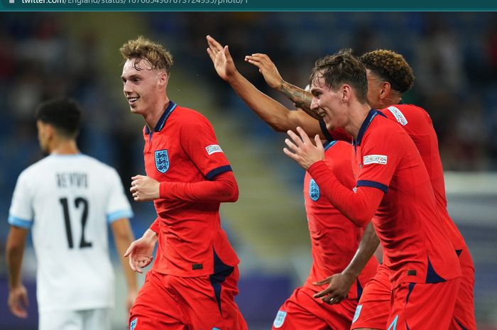 Inggris berhasil melaju ke final Euro U-21 2023 setelah sukses melibas Israel 3-0 pada semifinal, Rabu (5/7/2023) atau Kamis dini hari WIB.
