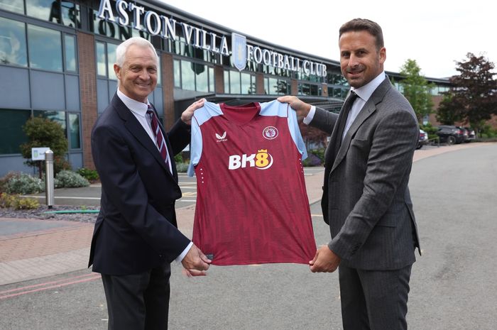 Aston Villa telah menyetujui kemitraan tiga tahun bersama dengan BK8, yang akan menjadi sponsor utama di bagian depan baju Aston Villa.