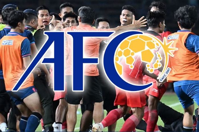 Konfederasi Sepak Bola Asia (AFC) menjatuhkan sanksi kepada 3 pemain Timnas U-23 Indonesia dan 4 pemain Timnas U-23 Thailand buntut kericuhan final SEA Games 2023.