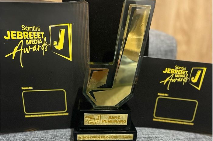 Santini Jebreeetmedia Awards 2023 akan memberikan penghargaan buat para pelaku industri olahraga.