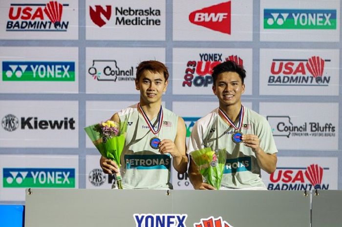 Ganda putra Malaysia Nur Izzuddin Rumsani dan Goh Sze Fei juara di US Open 2023 dan kini fokus ke Korea Open 2023.