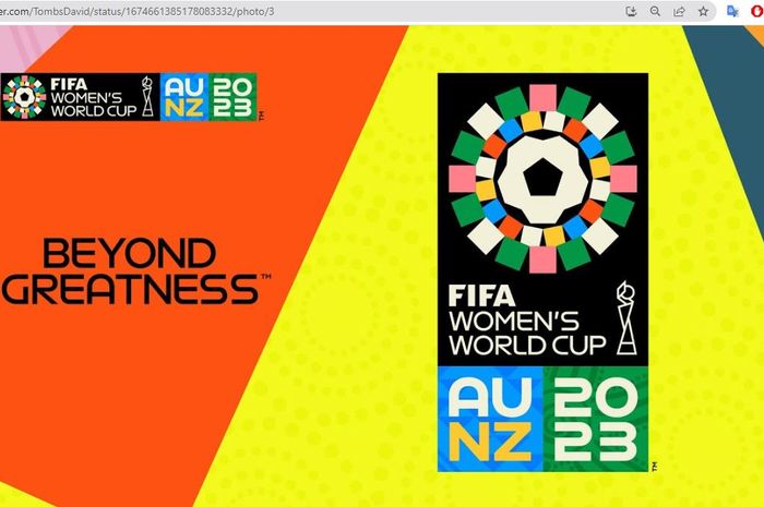 Logo Piala Dunia Wanita 2023