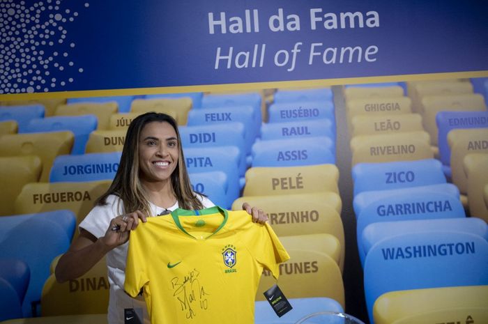 Bintang timnas Brasil, Marta Vieira da Silva, berpeluang pecah rekor Cristiano Ronaldo saat tampil di Piala Dunia Wanita 2023.