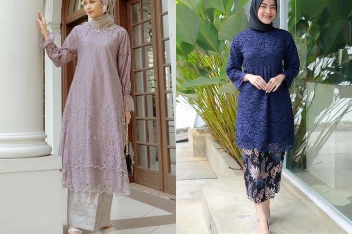 3 Model Kebaya Tunik Brokat Terbaru, Gaya Simple Elegan dan Mewah - Stylo