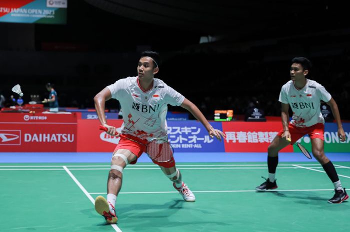 Ganda putra Indonesia, Muhammad Shohibul Fikri/Bagas Maulana, lolos ke babak delapan besar Kejuaraan Dunia 2023.