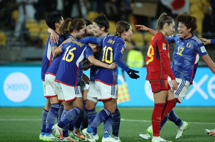 Jepang sukses mencukur Spanyol pada laga pamungkas Grup C Piala Dunia Wanita 2023, Senin (31/7/2023) siang WIB.
