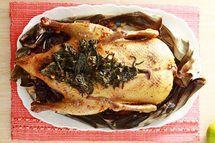 Hidangan bebek betutu.