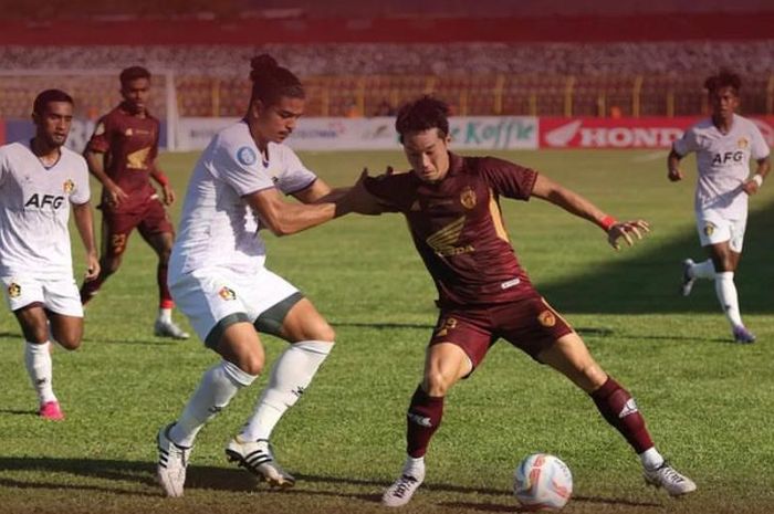 PSM vs Persik dalam pekan keenam Liga 1 di Stadion BJ Habibie Pare-Pare, Makassar, Sulawesi Selatan, Kamis (3/8/2023). 