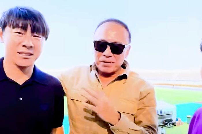 Mochamad Iriawan dan Shin Tae-yong bertemu di Indomilk Arena, Tangerang pada Jumat (4/8/2023).
