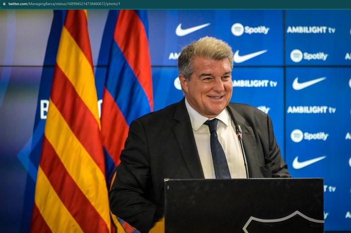 Presiden Barcelona, Joan Laporta, memaparkan bahwa klubnya telah melakukan manuver tuas ekonomi ke-5.