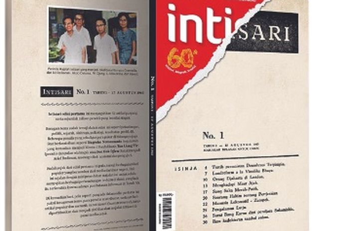 Majalah Intisari edisi pertama yang dulu terbit pada 17 Agustus 1963 akan hadir lagi dengan format yang autentik. 