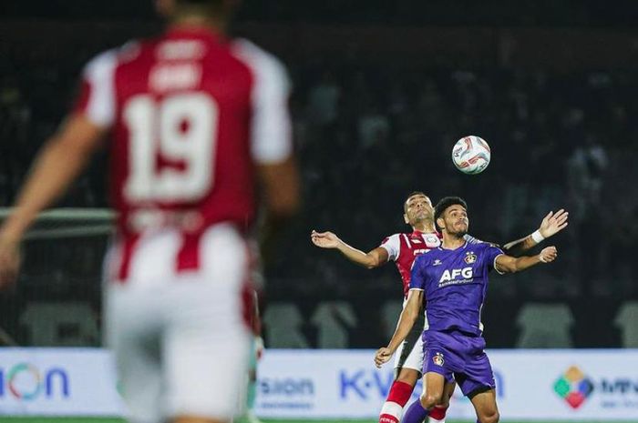 Persik vs Persis dalam pekan kedelapan Liga 1 2023-2024 di Stadion Brawijaya, Kediri, Jawa Timur, Sabtu (12/8/2023). 