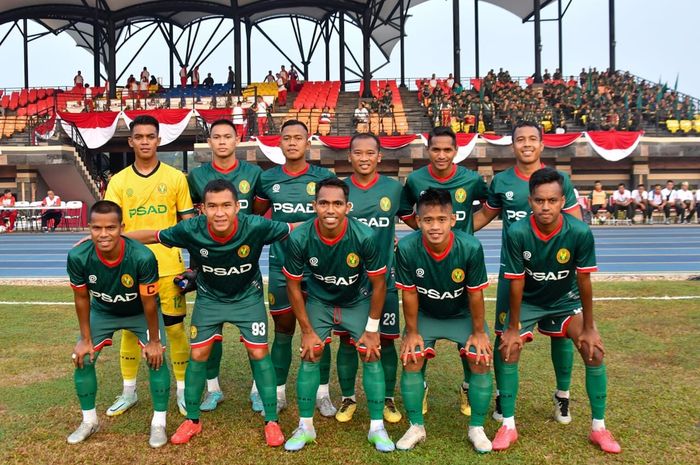 PSAD (TNI Angkatan Darat) yang terdiri dari sejumlah pemain Liga 1, keluar sebagai juara Piala Panglima TNI 2023 