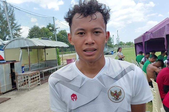 Pemain timnas U-23 Indonesia, Esal Sahrul.