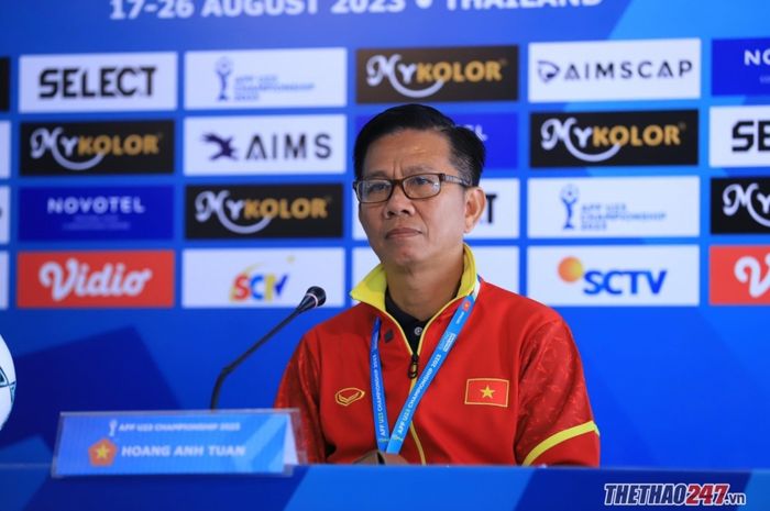Pelatih Timnas U-23 Vietnam, Hoang Anh Tuan, mewaspadai lemparan jarak jauh Timnas U-23 Indonesia jelang tampil di final Piala AFF U-23 2023.