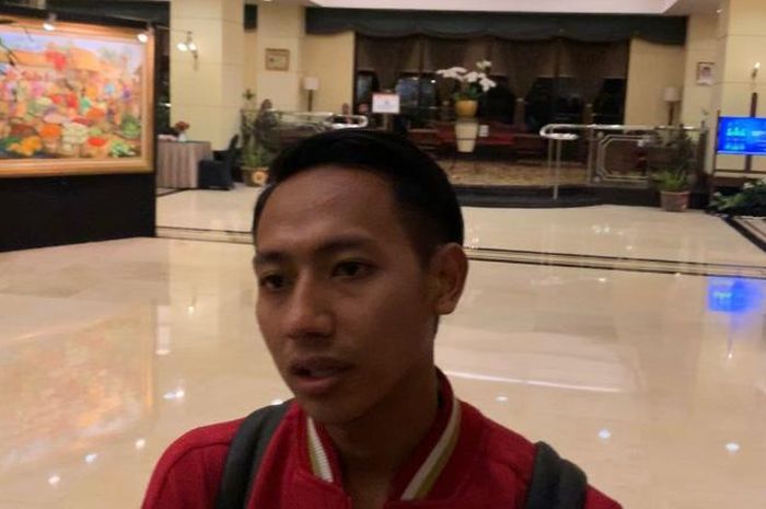 Beckham Putra saat ditemui awak media  di Hotel Sultan, Senayan, Jakarta Pusat, Minggu (27/8/2023) malam.