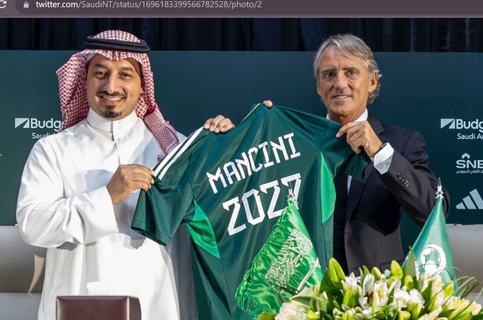 Arab Saudi Tunjuk Roberto Mancini Jadi Pelatih Timnas, Nilai