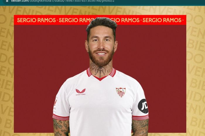 Sergio Ramos kembali memperkuat klub masa kecilnya, Sevilla, usai bergabung dengan status bebas transfer pada musim panas 2023.