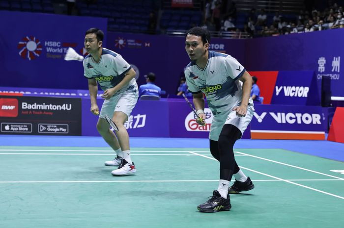 Hasil Hong Kong Open 2023 berakhir kurang baik untuk Ahsan/Hendra