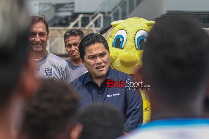 Ketua Umum PSSI, Erick Thohir, berpesan kepada para pemain timnas U-17 Indonesia agar tidak ciut terlebih dahulu jelang drawing Piala Dunia U-17 2023.