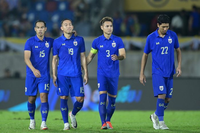 Timnas Thailand gagal juara Piala Raja 2023 usai dikalahkan Irak melalui drama adu penalti (4-5).