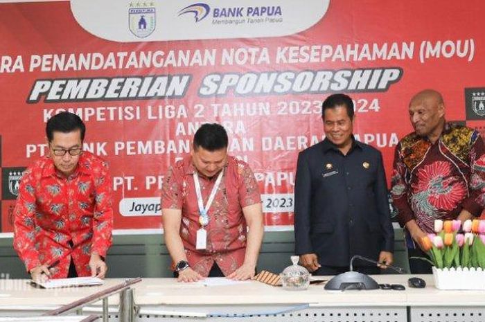 Persipura dan Bank Papua bekerja sama untuk mengarungi kompetisi Liga 2