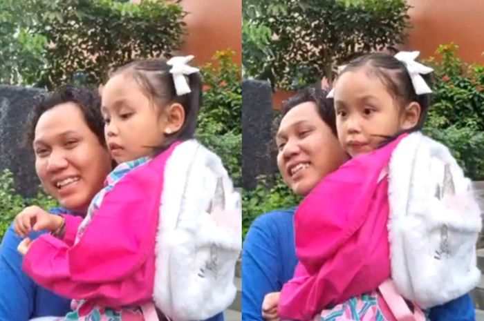 Adnan Fahmi ayah selebgram cilik Lala ditemui Grid.ID di kawasan Tendean, Jakarta Selatan, Rabu (13/9/2023).