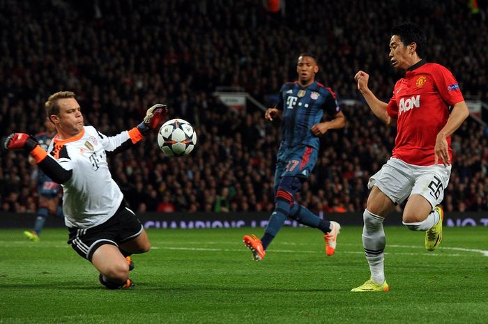 Manchester United hanya dua kali menang dari 11 pertemuan melawan Bayern Muenchen di Liga Champions.