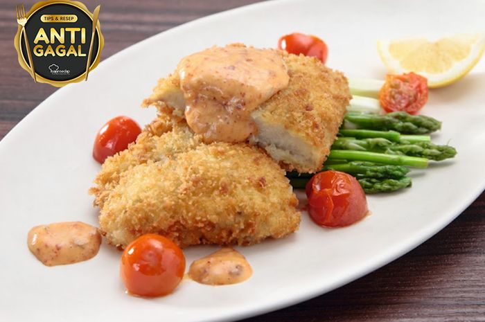 Hidangan steak dory spicy thousand